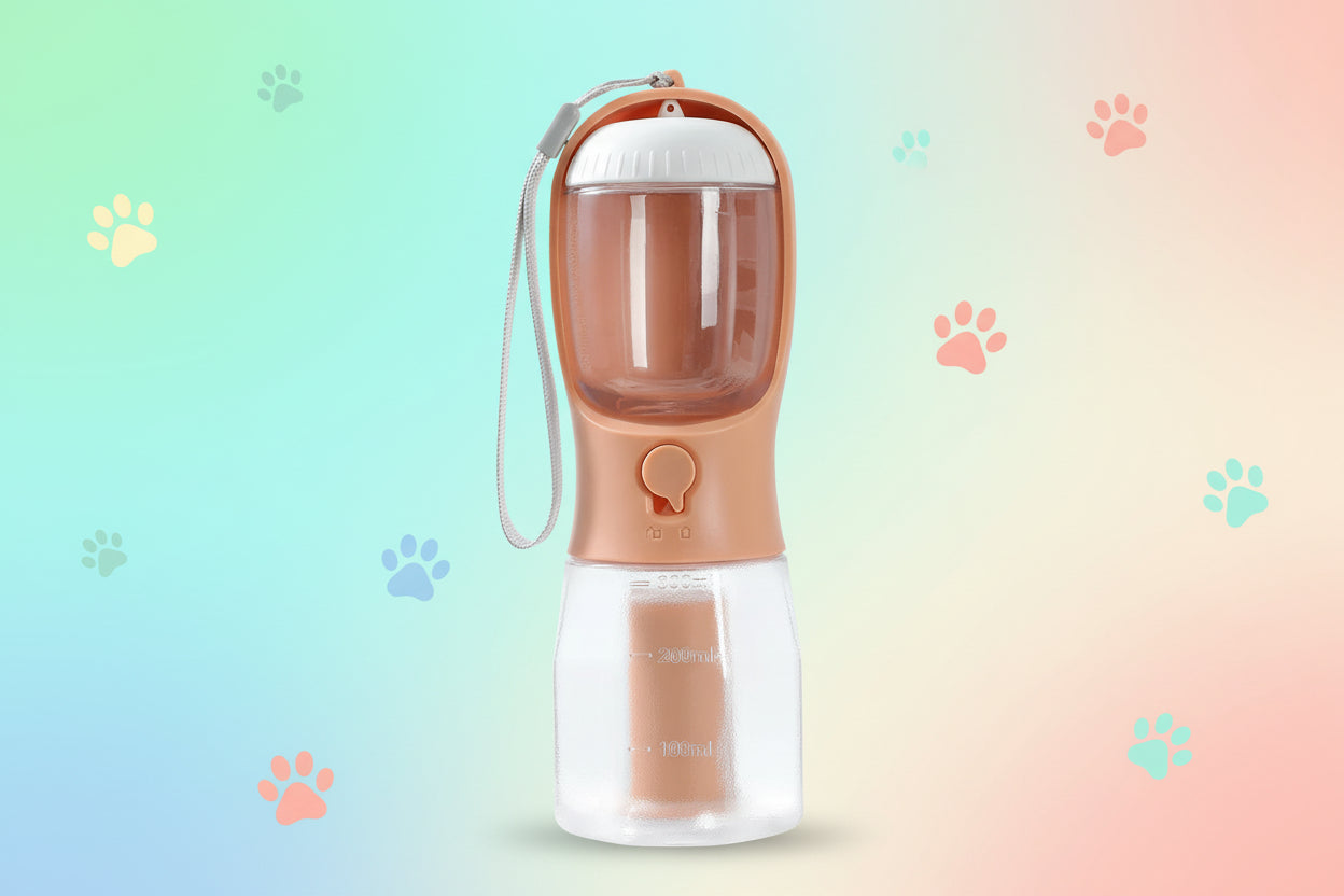 3‑in‑1 Portable Dog Water Bottle - Trendora