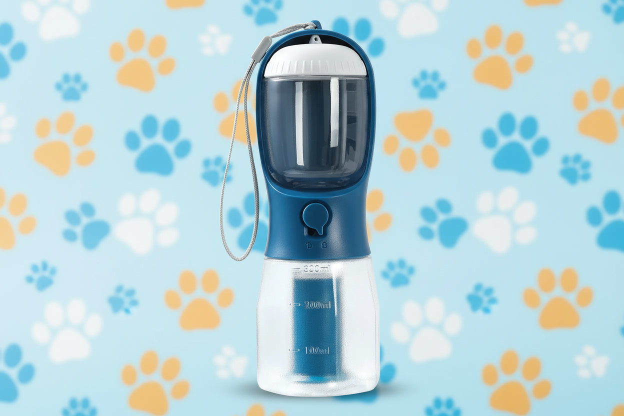 3‑in‑1 Portable Dog Water Bottle - Trendora