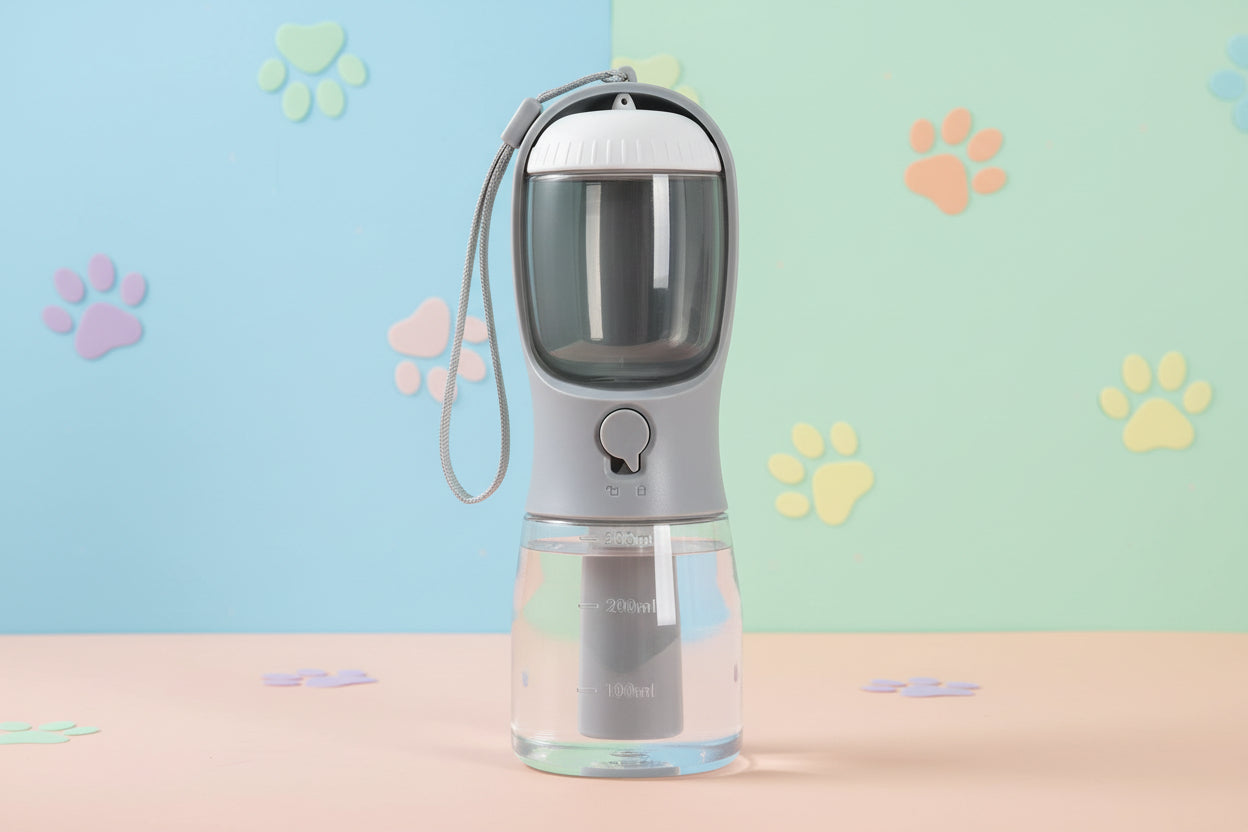 3‑in‑1 Portable Dog Water Bottle - Trendora