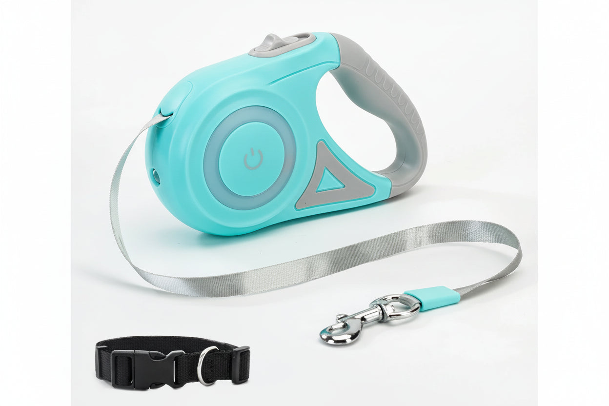 Retractable Dog Leash with Spotlight - Trendora