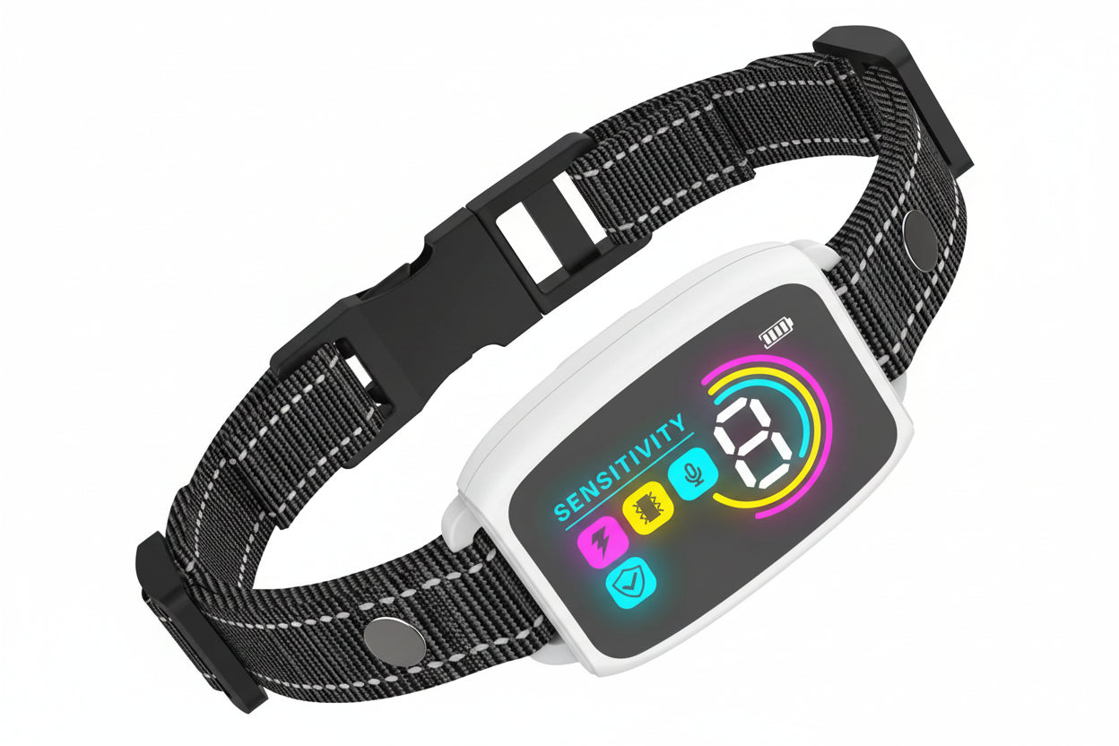 Smart Rechargeable Anti‑Bark Dog Collar - Trendora