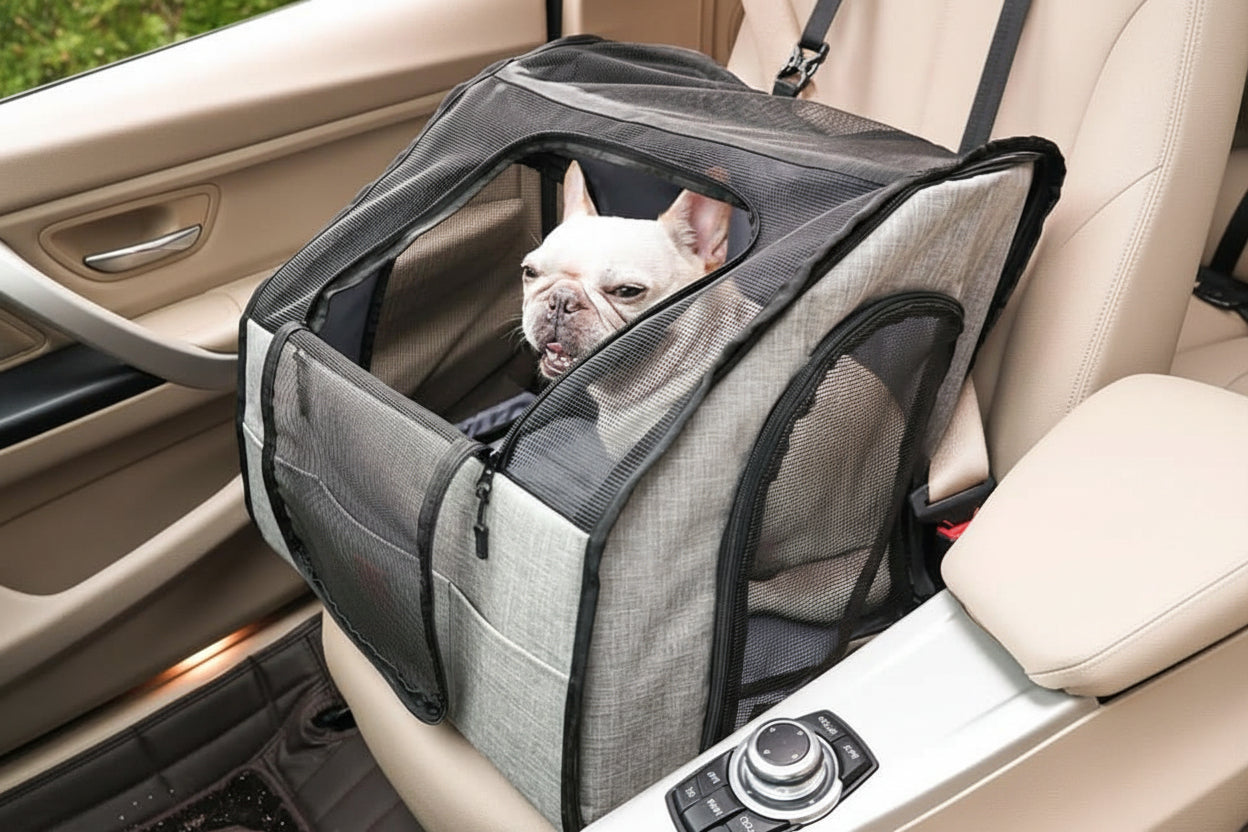 Portable Foldable Car Pet Cage - Trendora
