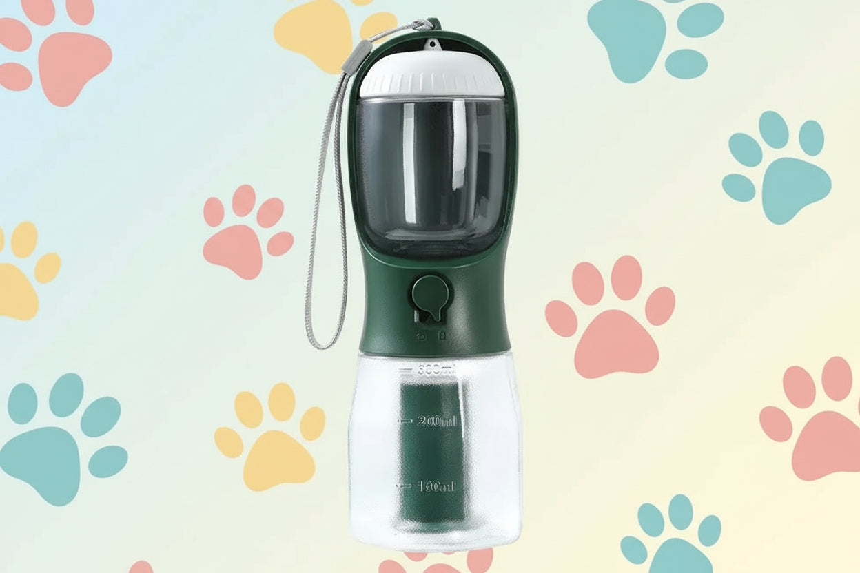 3‑in‑1 Portable Dog Water Bottle - Trendora