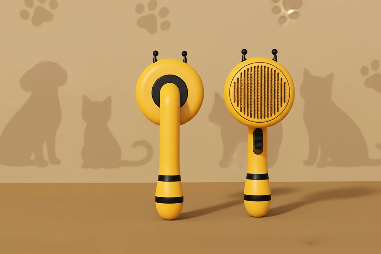 Bee Shaped Cat Grooming Comb - Trendora