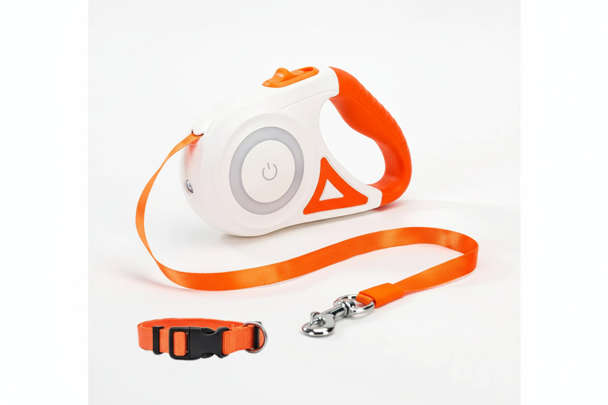 Retractable Dog Leash with Spotlight - Trendora
