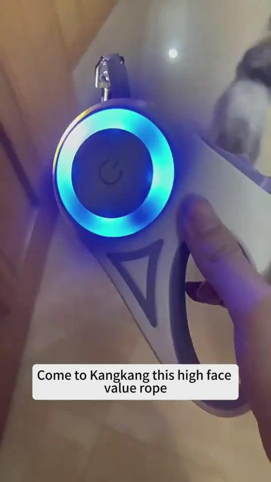 Retractable Dog Leash with Spotlight.